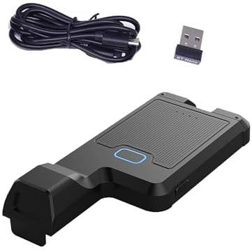 Dioche MJ-R78 1D-Barcode-Scanner – Tragbares Clamp/Holder-Design auf der Rückseite, und USB-Konnektivität, Lange Akkulaufzeit, Hervorragende Dekodierungsfähigkeit – Ideal für Supermärkte,