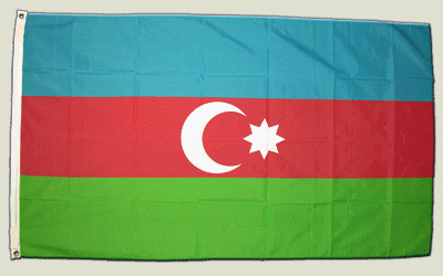 Flaggenfritze Flagge Aserbaidschan - 90 x 150 cm [Misc.]