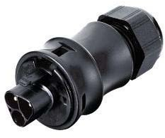 Wieland 96.032.0053.0 Gesis IP68, 2 polig Stecker M Luft Cepo Presse 6 – 10 mm, hellgrau