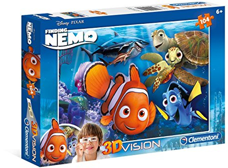 Clementoni 20070.2 - Puzzle Magic 3D - Nemo, 104 Teile