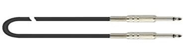 QUIK LOK - SX/764-3 Mono-Klinke/Mono-Klinke, Instrumentenkabel, Länge 3 m, Farbe Schwarz