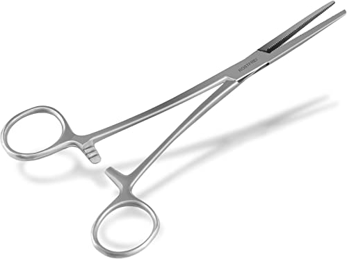 Schraubzwinge Hobby-Klemme Gerade 14,5 cm Edelstahl Rostfrei Hakenlöser Angelsport Werkstatt-Tool