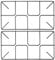 SPARES2GO Flat Gas Hob Pan Support Stand for Lamona Oven Cookers (Pack of 2, 455mm x 245mm, Large)