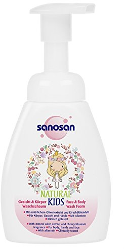 sanosan Gesicht & Körper Waschschaum für Mädchen 250ml