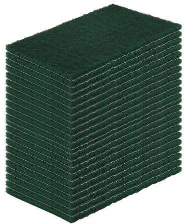 Mirka Mirlon Scotchbrite Clean & Finishing Hand Pads Green Fine P320 Fine Grit [150mm x 230mm] 150x230mm Pads Box of 60 Scotch Brite Automotive Sanding Pads