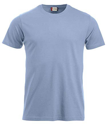 CliQue Herren New Classic T-Shirt, Blau (Hellblau), L