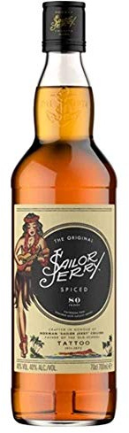 Sailor Jerry Spiced Caribbean Rum 80 Proof 0,70l