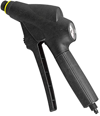 Mesto Abstellventil mit Manometer (Kunststoff; mit FPM-Dichtungen; Zubehör; für MESTO 3275M; schwarz) 6307FM