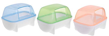 SimpleLife Hamster Salle de Bains Baignoire Sauna Salle de Bains Baignoire Petits Animaux Lapin Chinchilla Toilettes Nettoyage