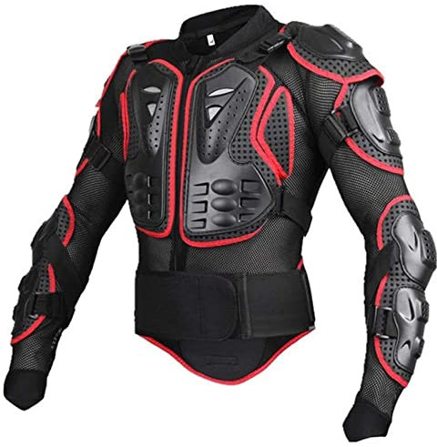 Chaqueta de Protección para Motocross Motos Ropa Protectora de Cuerpo Armadura Profesional de Motocicleta Deportiva para Hombres Columna Vertebral Hombro Mujer Pecho Chaquetas ( Color : B , Size : M )