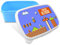 LolaPix Caja merienda. Caja merienda infantil, niña y niño. Caja merienda con nombre y curso. Apta microondas y libre BPA, Filatos y metales pesados. Regalos personalizados. Varios diseños. MARIO