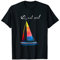 Just Sail Geschenke Skipper Segler Kapitän Segeln - Segeln T-Shirt für Wassersportler - Schwarz, Unisex, Kurzarm, S