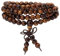 Eigso 6 mm 108 Holz-Halskette Gebetskette Armband Meditation Buddhistische Link Handgelenk Gebet Mala Elastisch