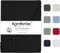 Komfortec Spannbettlaken Jersey 100% Baumwolle – 180x200 cm – 135g/m² – Weich, Atmungsaktiv & Hautfreundlich – Mit Rundumgummi – Oeko-Tex Zertifiziert – Für Boxspring, Topper & Matratzen – Schwarz
