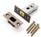 EAI Tubular Deadbolt for Bathroom | 76mm Case 57mm Backset | Antique Brass