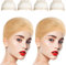 TIESOME 4 Stück Haarnetz für Perücken, Wig Cap Nylon Perücke Haarnetz Perücke Kappen Dehnbare Perückenkappe Set Elastische Atmungsaktive Haarnetz für Perücken Beige Perückenkappen