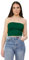 Hamishkane® Women's Strapless Bandeau Top, Soft & Stretchy Boob Tube Style Crop Tops for Women - Ideal Going Out Tops and Summer Tops for Women UK Bottle Green
