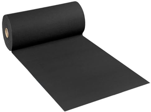 emmevi Tappeto Moquette Al Metro H100 Cm Interno Esterno Passatoia Negozio Chiesa Cerimonia Sfilata Nero