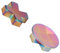 2er-Pack Metall-D-Pads-Set, Ersatz Passend für One Elite, Ersatzteile, Richtungspad-Kits, Magnetische D-Pads, für One Elite 1698, Serie 2 (Colorful)