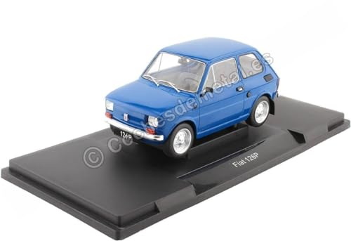 1972 Fiat Polonia 126P (Seat 126) Azul Oscuro 1:18 MC Group 18324