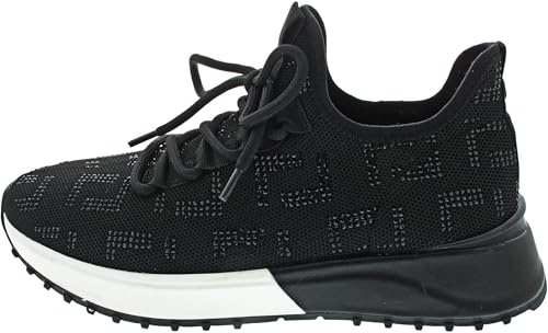 La Strada Damen Low Sneaker Weiß Textil - luftiges Mesh, 11-Deutsch:42, Color:weiß