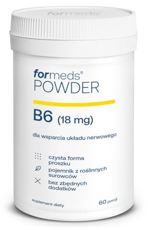 ForMeds - POWDER Vitamin B6-18mg pro Portion - Zur Unterstützung des Nervensystems - 60 Portionen