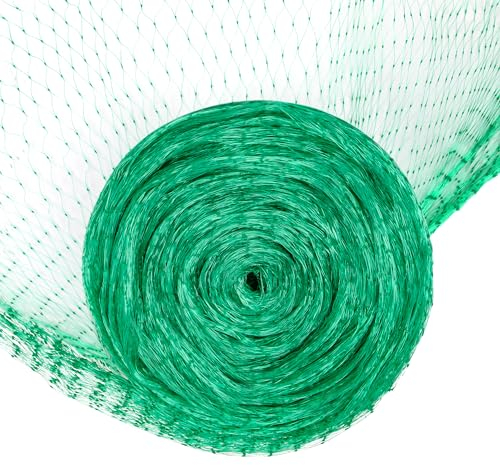 Milifox Netz Garten für Obstbäume - Hochwertiger Kunststoff Obstnetz - Netze für Gartenteich - Gartennetz Feinmaschig für Erdbeer,Kirschbaum,Gemüsebeet (4 * 10m)
