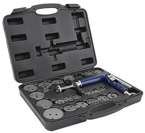 Heavy Duty High Efficiency Universal Fit 118 PSI Professional 45 Steel Pneumatic Brake Caliper Tool Brake Piston Rewind Tool for Cars