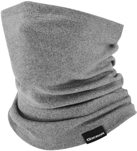GXCROR Winter Schal Schlauchschal Fleece Loop Schal Halstuch Halswärmer Multifunktionstuch Kaschmir schal Neckwarmer für Herren & Damen