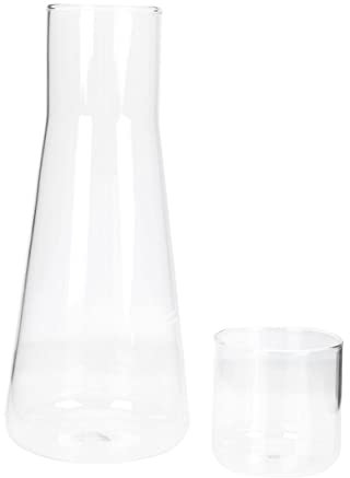 Mikinona Großes Fassungsvermögen Glas-wasserkaraffe 900 Ml Zitronen-eisteekanne Robustes Wohnaccessoire