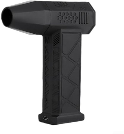 Druckluft-Staubwedel-Reiniger, 130.000 U/min, elektrischer Luft-Staubwedel, 52 Ms Windgeschwindigkeit, kabellos, wiederverwendbar, für Laptop, Computer, Tastatur (schwarz)