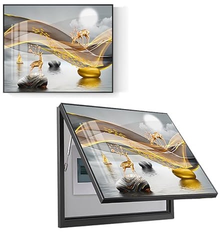 Electric meter wall decoration Creative Electric Panel Decoration Box Distribution Box Decorative Painting Wall Hanging Painting with Hydraulic Rod Supports