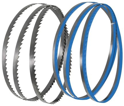2pcs 56” 1425mm Bandsaw Blade 1425x10x0.5mm TPI 6 Carbon Spring Steel for Band Saw Cutting Wood Metal Plastic
