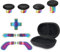 Metal Thumbsticks for Xbox Elite Controller Series 2 Replacement Magnetic Buttons Kit Includes 4 Swap Magnetic Joysticks,4 Paddles,1 Standard D-Pads, Accessories Parts for Xbox One Elite 2 (Colorful)