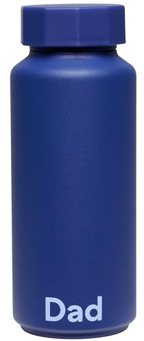 Design Letters Thermosflasche 500 Ml | Trinkflasche BPA/BPS frei| Isolierflasche Doppelwandigem Isoliertem Edelstahl | Thermoskanne Auslaufsicher | Camping becher | Thermoflaschen aus Edelstahl