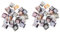 SHINEOFI 2 Sätze Textilfärbemittel Textilmalfarbe Stoffarben Textilfarbe Stofffarbe Stofffarbstoffpulver Färberei Kreativ Buntes Färbepulver Mehrfarbiges Tie-dye-pigment-kit 26 Stück * 2