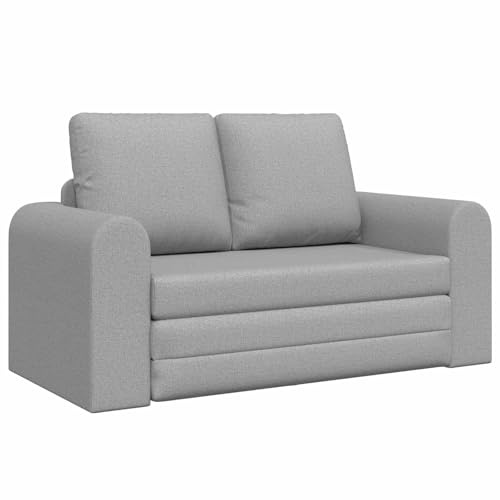 vidaXL Schlafsofa Wolkengrau 148 x 71 x 83 cm Stoff | Perfekt für kleine Wohnräume, Funktioniert sowohl als Sofa als auch als Bett, Weiche Polsterung für Entspannung