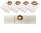 Lot de 5 sacs d'aspirateur pour Kärcher 6.959-130 WD3 pour aspirateur MV3, sac filtrant de rechange en tissu non tissé, grand volume 820 x 220 mm