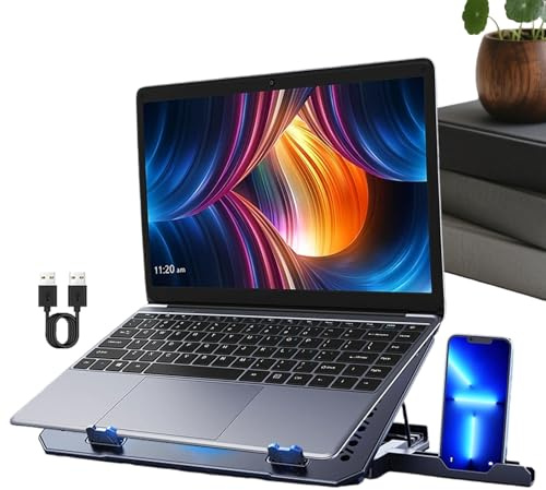 Enfriador de ordenador portátil | Reducción de calor Anti-Deslizante - Calpad Enfriador para PC Portátil, para Trabajo, Reuniones, Viajes, Oficina y