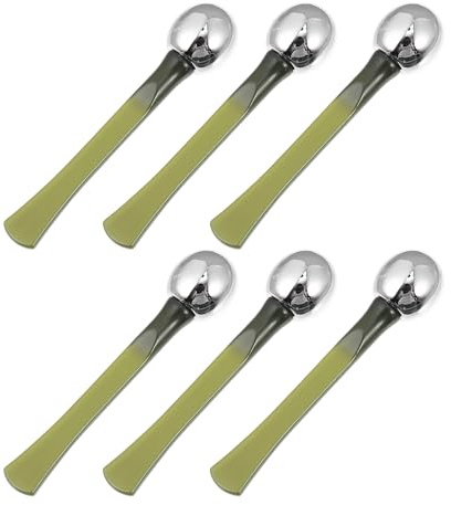 JOYOFREELY Augencreme Massagestäbchen gegen Augenringe und Ermüdung 6 Stück aus Metall tragbar und kompakt zur Entspannung und Hautpflege
