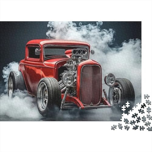 Hot Rod Muscle Car Puzzle 1000 Teile Schwer Puzzle Spielzeug Lernspiel Impossible Herausforderung Spielzeug Für Erwachsene Und Kinder in Bewährter 38x26cm/1000pcs