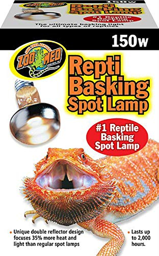 Zoo Med SL-150E Repti Basking Spot Strahler, 150 Watt, für Wärme und Licht im Terrarium