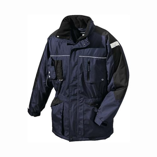 teXXor Winterparka Aalborg, gefütterte Regen Arbeitsjacke 3XL, marine,