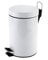 Zodiac Pedal Bin Round White 3 Litre