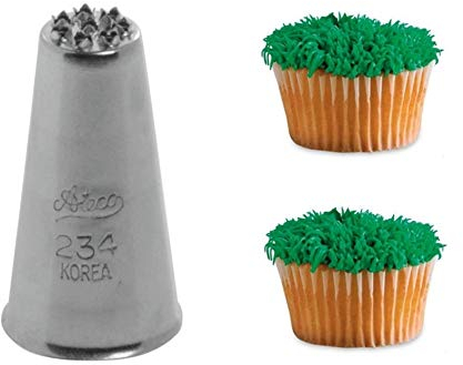 Lets Cook Cookware ATECO234BTIP Cupcake Large Multi Open Nozzle 234B-Grass, Hair, Strands-for Icing, Cake Decoration & Sugarcraft, Stainless Steel