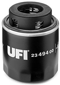 UFI Filters, Filtro Olio 23.494.00, Filtro Olio per Ricambio, Adatto a Moto, Applicabile su Diversi Modelli Audi, Seat, Skoda e Volkswagen