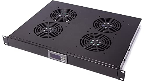 RackMatic - Kit de Ventilation avec Thermostat pour Serveur Rack 19 avec 4 Ventilateurs de 120mm
