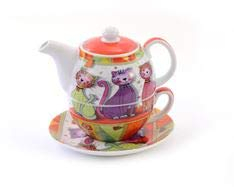Cha Cult Tea for One Set Evi - Tea Set - Teekanne - Porzellan - Mehrfarbig - 0,3 Liter