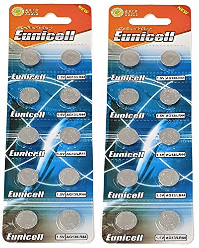 40 x AG13 G13 SR44 LR44 A76 V13GA PX76A 357 Alkaline Button Batteries [Watch]