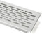 SO-TECH® Grille de Ventilation Perforée Tôle de Ventilation Ovale - Aluminium EV1-250 mm
